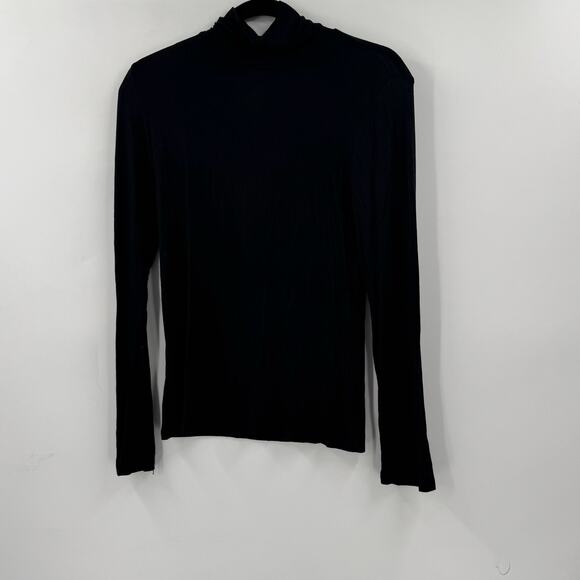 NWOT Active Basic Black Stretchy turtleneck - Picture 1 of 5